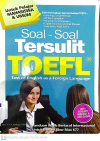 Image of Soal-Soal Tersulit TOEFL