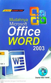 Image of Mudahnya Microsoft Office Word 2003