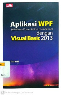 Image of Aplikasi WPF (Windows Presentation Foundation) dengan Visual Basic 2013