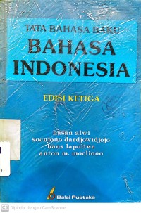 Image of Tata Bahasa Baku Bahasa Indonesia Edisi Ketiga
