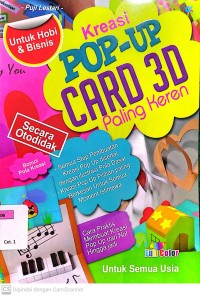 Image of Kreasi Pop-Up Card 3D Paling Keren