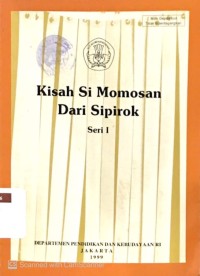 Image of Kisah Si Momosan Dari Sipirok Seri 1